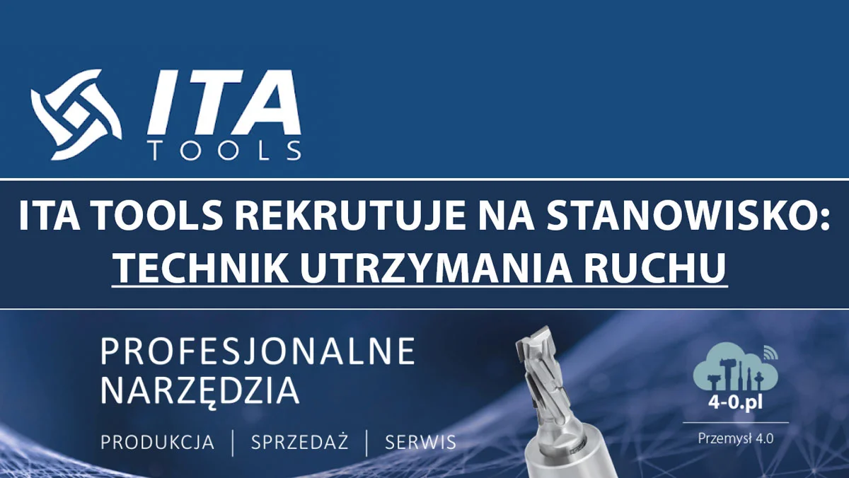 Oferta pracy - ITA TOOLS Sp. z o.o. - Zdjęcie główne