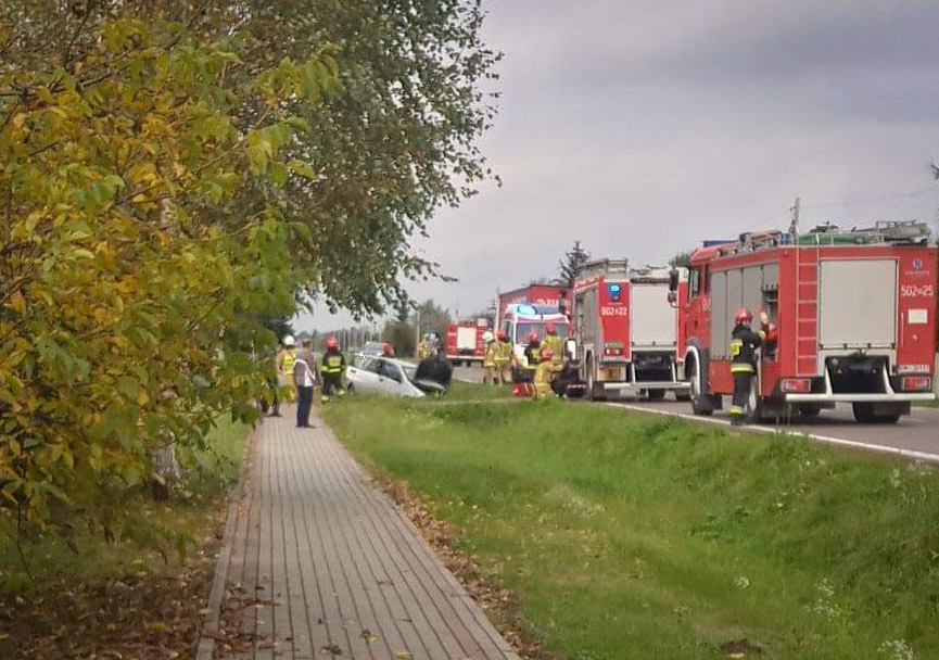 Zderzenie osobówki z TIR-em - Zdjęcie główne