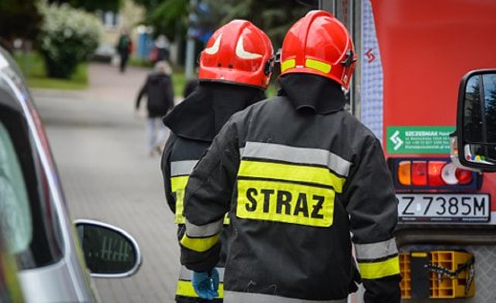  Interwencja Straży Pożarnej przy ul. Sandomierskiej  - Zdjęcie główne