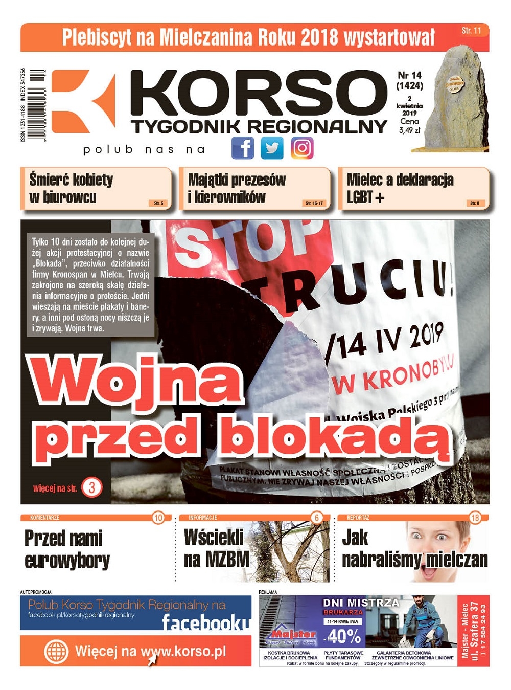 Tygodnik Regionalny Korso nr 13/2019 - Zdjęcie główne