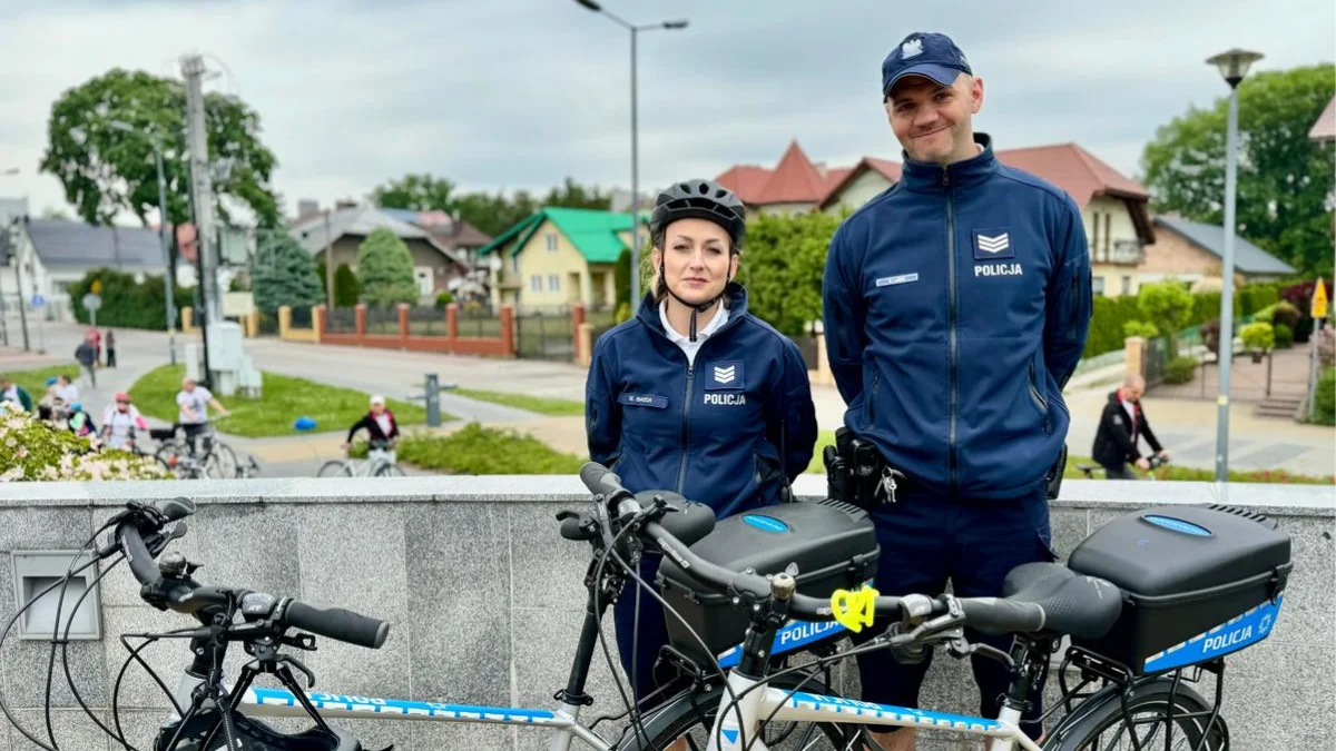 Policjanci na rowerach patrolują Mielec - Zdjęcie główne