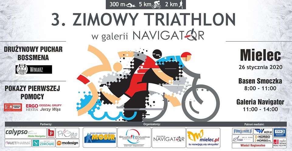 W niedzielę 3. edycja Zimowego Triathlonu w Galerii Navigator - Zdjęcie główne