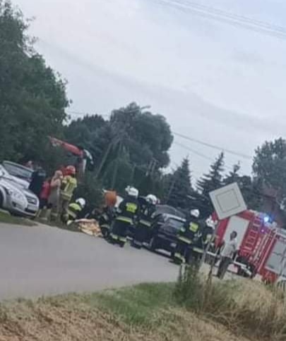 Groźne zderzenie w Woli Otałęskiej.