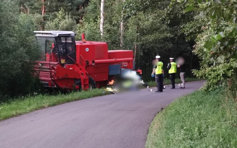 Tragiczny wypadek w Łysakowie. Śmierć motocyklisty [FOTO, VIDEO] - Zdjęcie główne