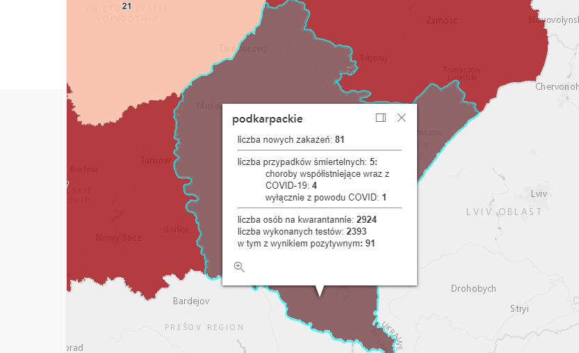 Koronawirus na Podkarpaciu. Przybyło zakażeń, są też zgony - Zdjęcie główne