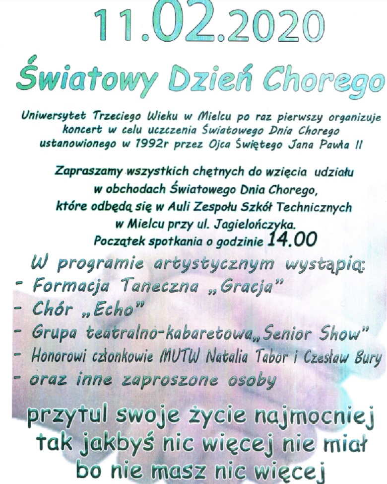 Już jutro uczcimy Światowy Dzień Chorego - Zdjęcie główne