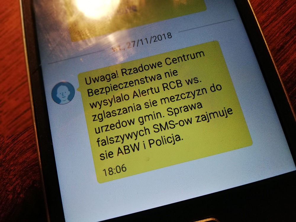 Fałszywe alarmowe SMSy trafiły do mieszkańców regionu! - Zdjęcie główne
