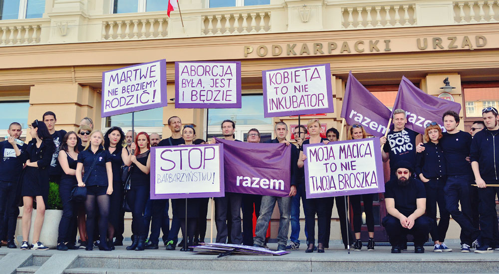 Czarny protest w obronie prawa wyboru - Zdjęcie główne