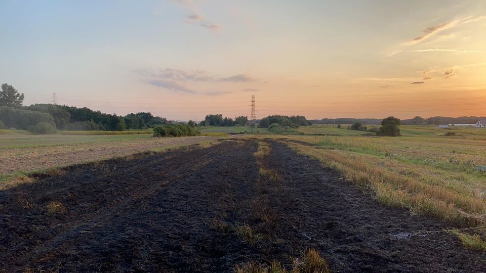 Kolejny pożar ścierniska - Zdjęcie główne