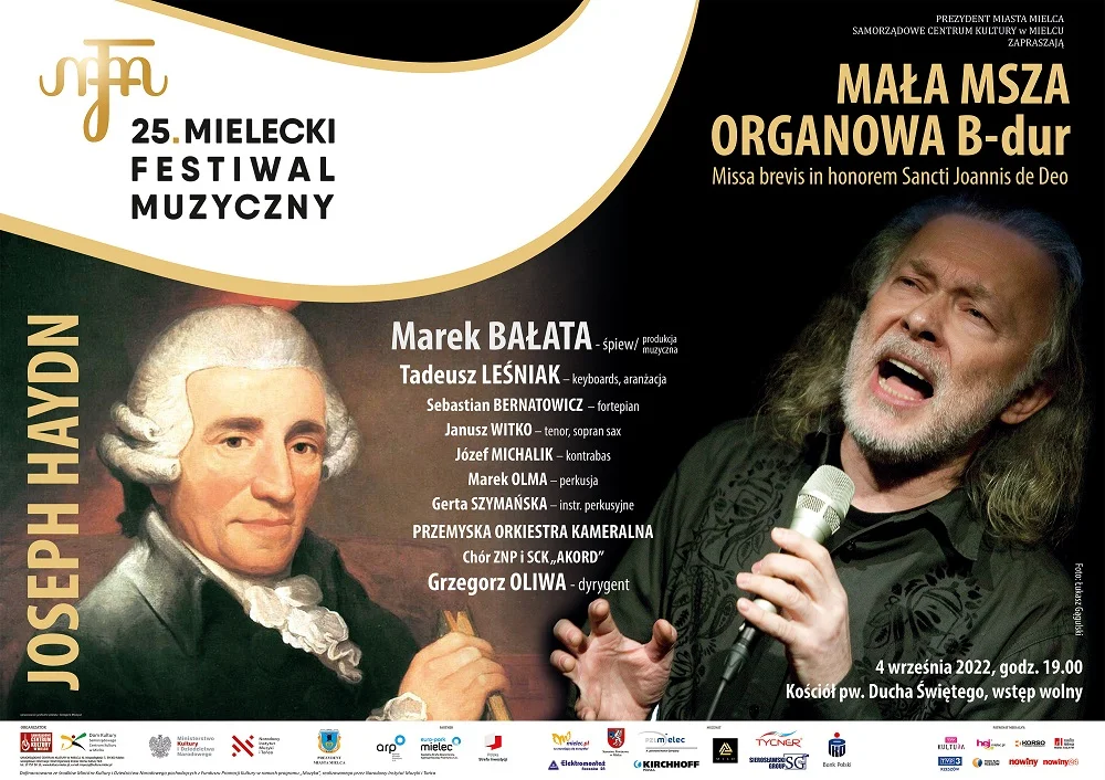 Mielec: Rusza Festiwal. Na początek Marek Bałata, Orkiestra Kameralna i chór "Akord" - Zdjęcie główne
