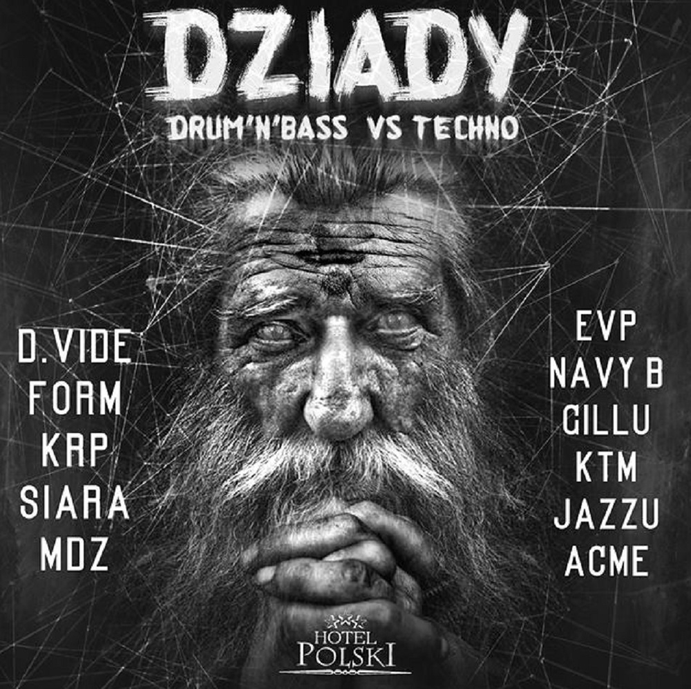 Impreza muzyczna "Dziady" drum and bass i techno. - Zdjęcie główne