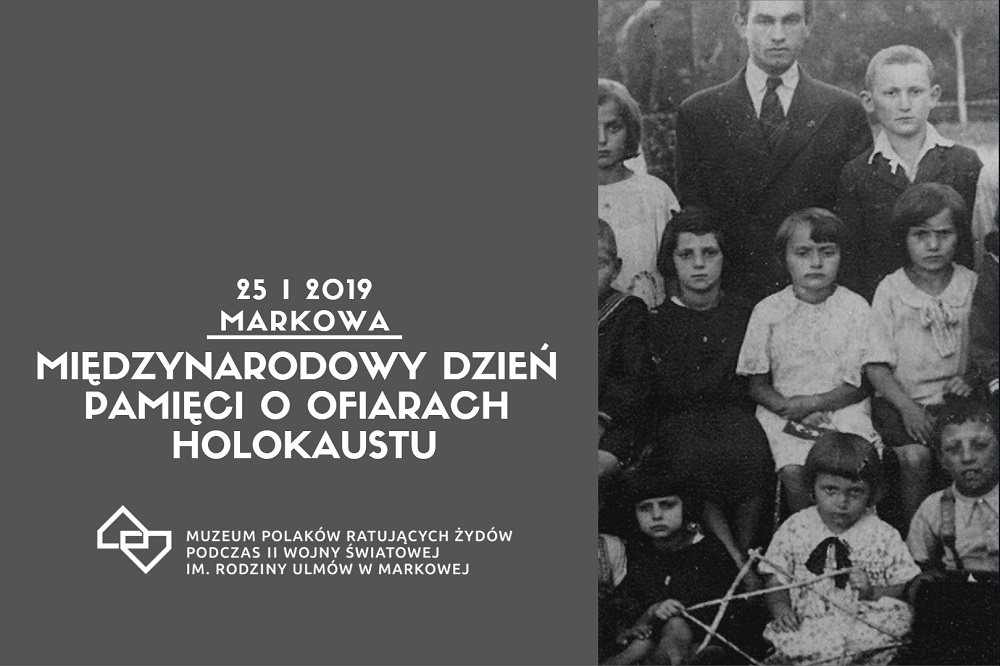 Dziś Międzynarodowy Dzień Pamięci o Ofiarach Holocaustu - Muzeum w Markowej zaprasza - Zdjęcie główne
