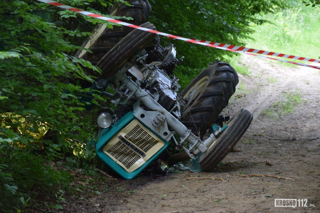 Śmiertelny wypadek - ciągnik przygniótł mężczyznę - Zdjęcie główne