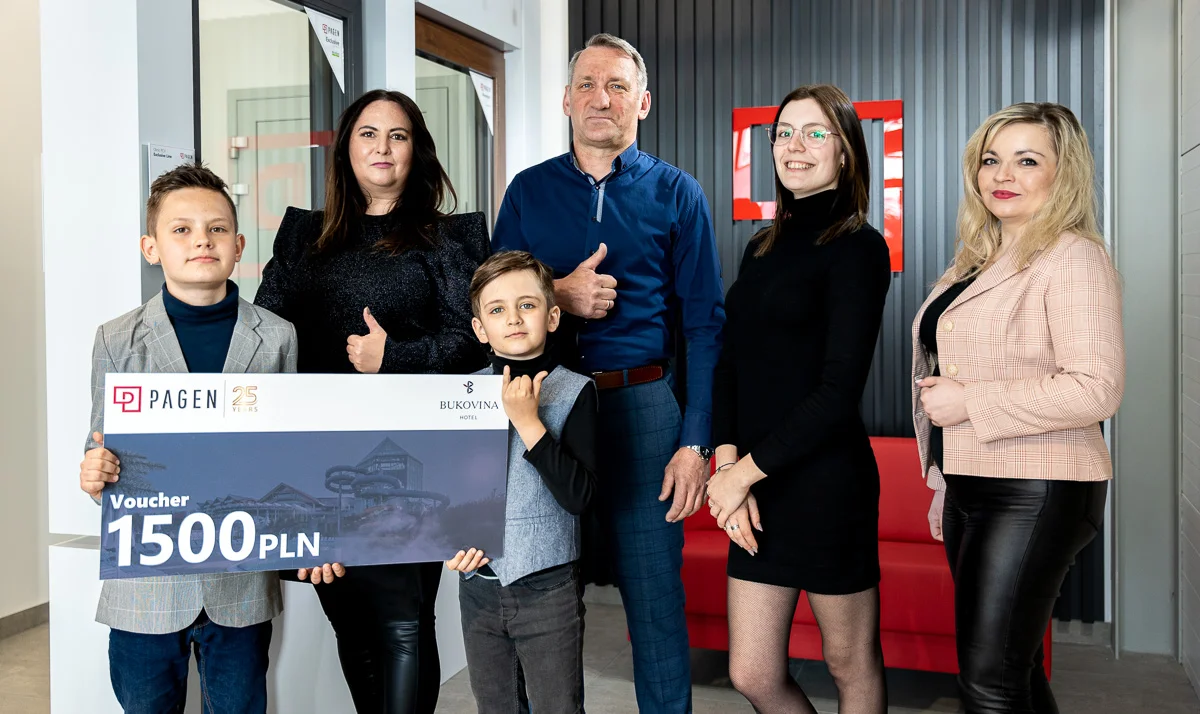 Rodzina Maksoniów z Mielca w gronie laureatów konkursu firmy PAGEN - Zdjęcie główne