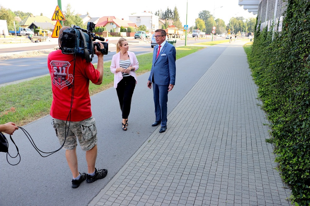 Starosta promuje inwestycje w telewizji - Zdjęcie główne