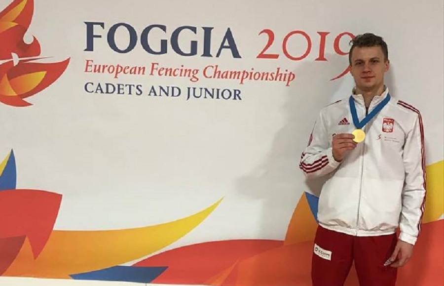 Wojciech Lubieniecki zdobył Mistrzostwo Europy w szpadzie - juniorów!  - Zdjęcie główne