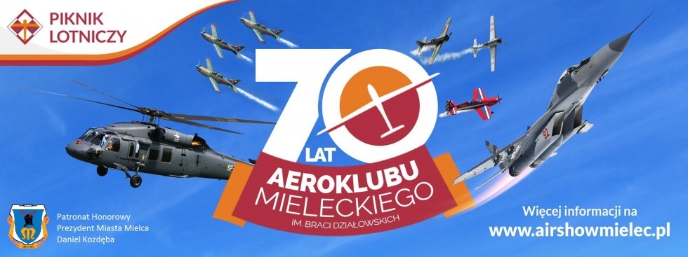 70 lat Aeroklubu Mieleckiego Im. Braci Działowskich - Zdjęcie główne