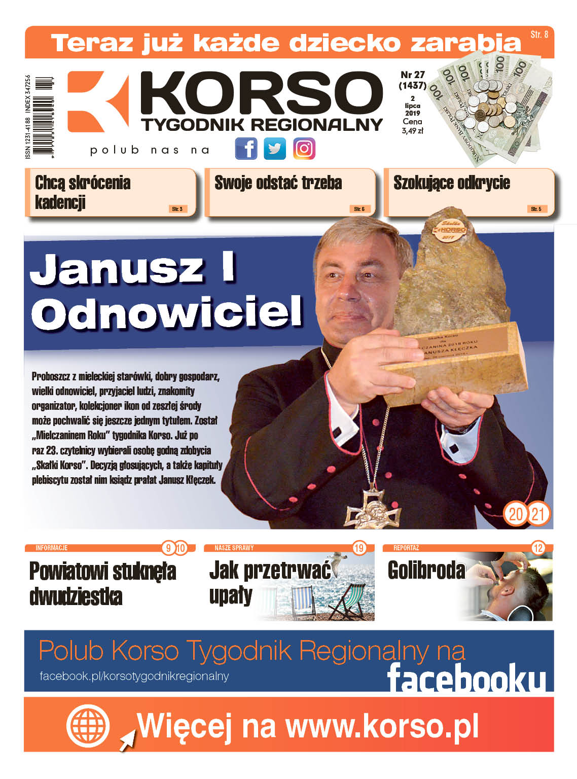 Tygodnik Regionalny Korso nr 27/2019 - Zdjęcie główne