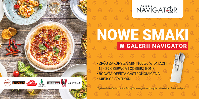 "Nowe smaki w Galerii Navigator! - Zdjęcie główne