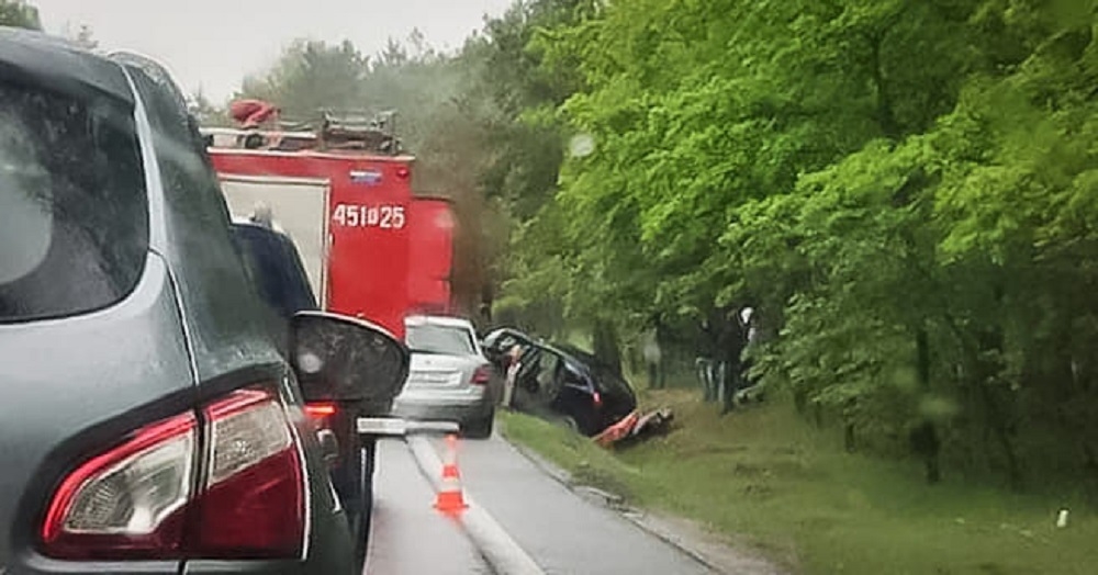 Wypadek na trasie Kolbuszowa - Rzeszów - Zdjęcie główne