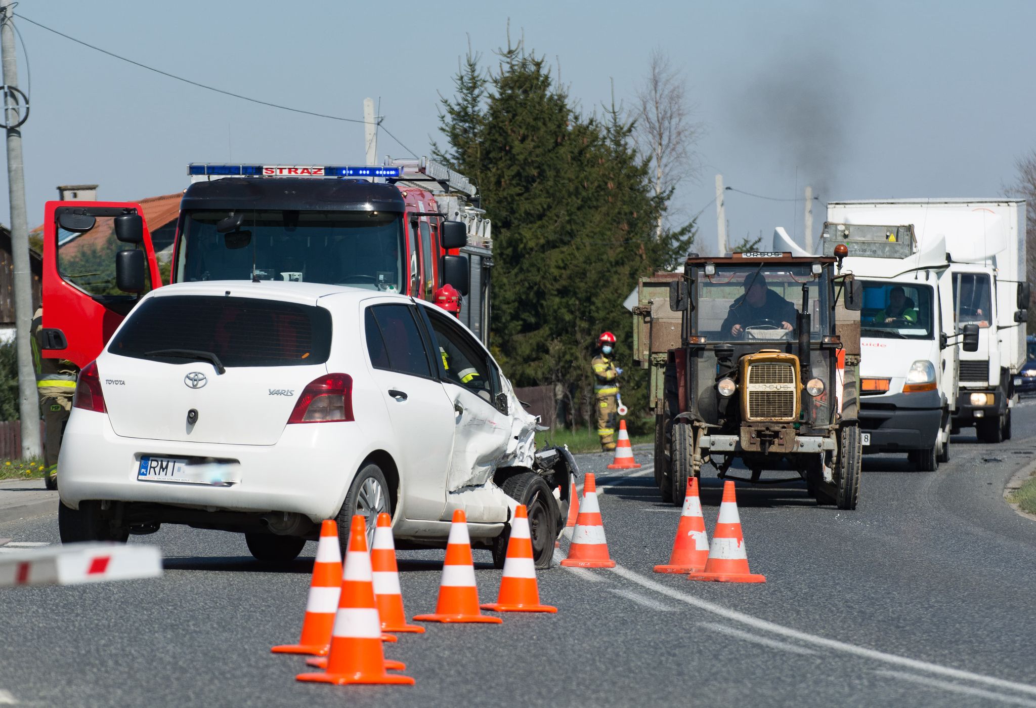 Ruch na drodze Mielec - Dębica odbywał się wahadłowo!