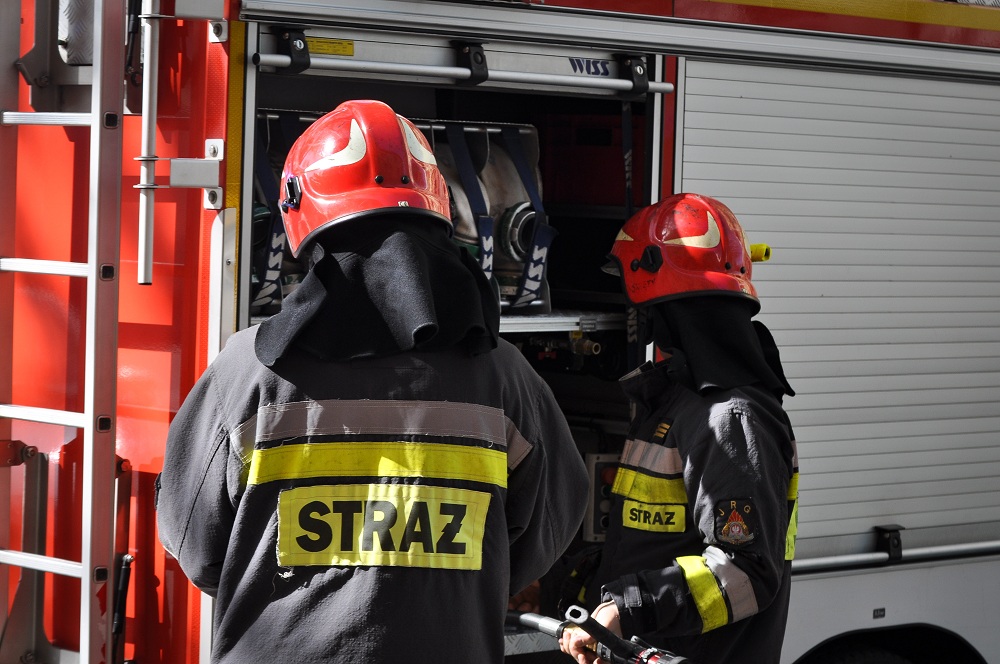 Interwencja strażaków na ul. Sienkiewicza  - Zdjęcie główne