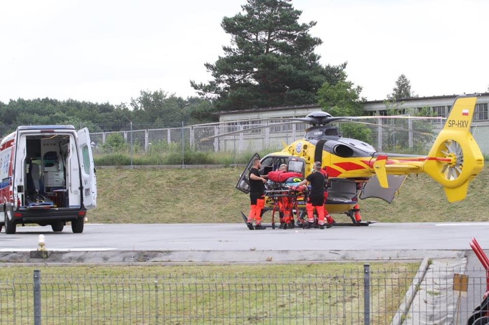 Do Mielca przyleciał helikopter Lotniczego Pogotowia Ratunkowego. Dlaczego? - Zdjęcie główne