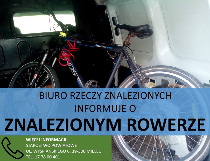 W Chorzelowie znaleziono rower - Zdjęcie główne