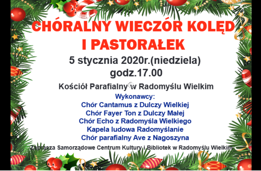 "Cicha noc" pełna kolęd i pastorałek w Radomyślu - Zdjęcie główne