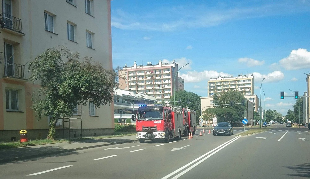 Interwencja straży pożarnej w centrum Mielca! - Zdjęcie główne