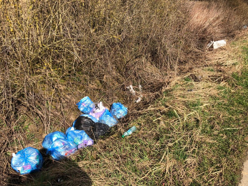 Od lat istnieje problem śmieci które są wyrzucane przy drodze w Maliniu.