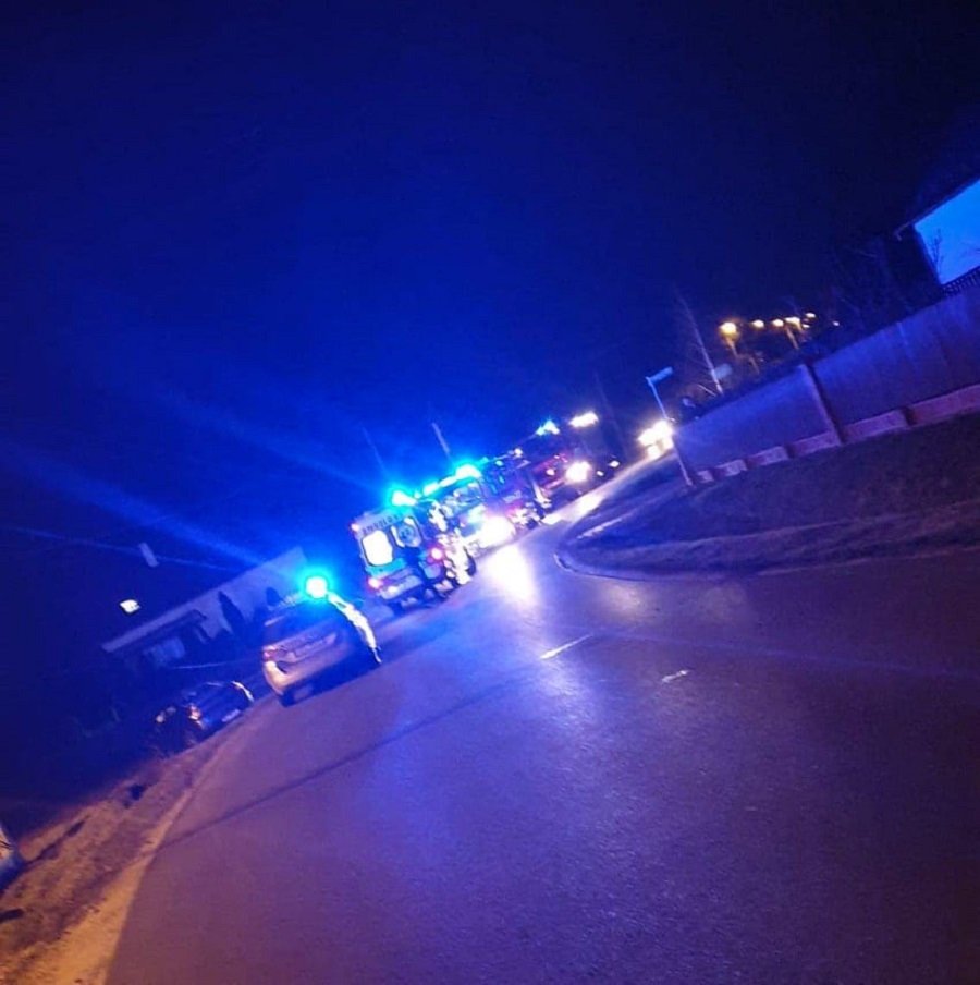 Wypadek na drodze Grzybów - Ruda - Zdjęcie główne