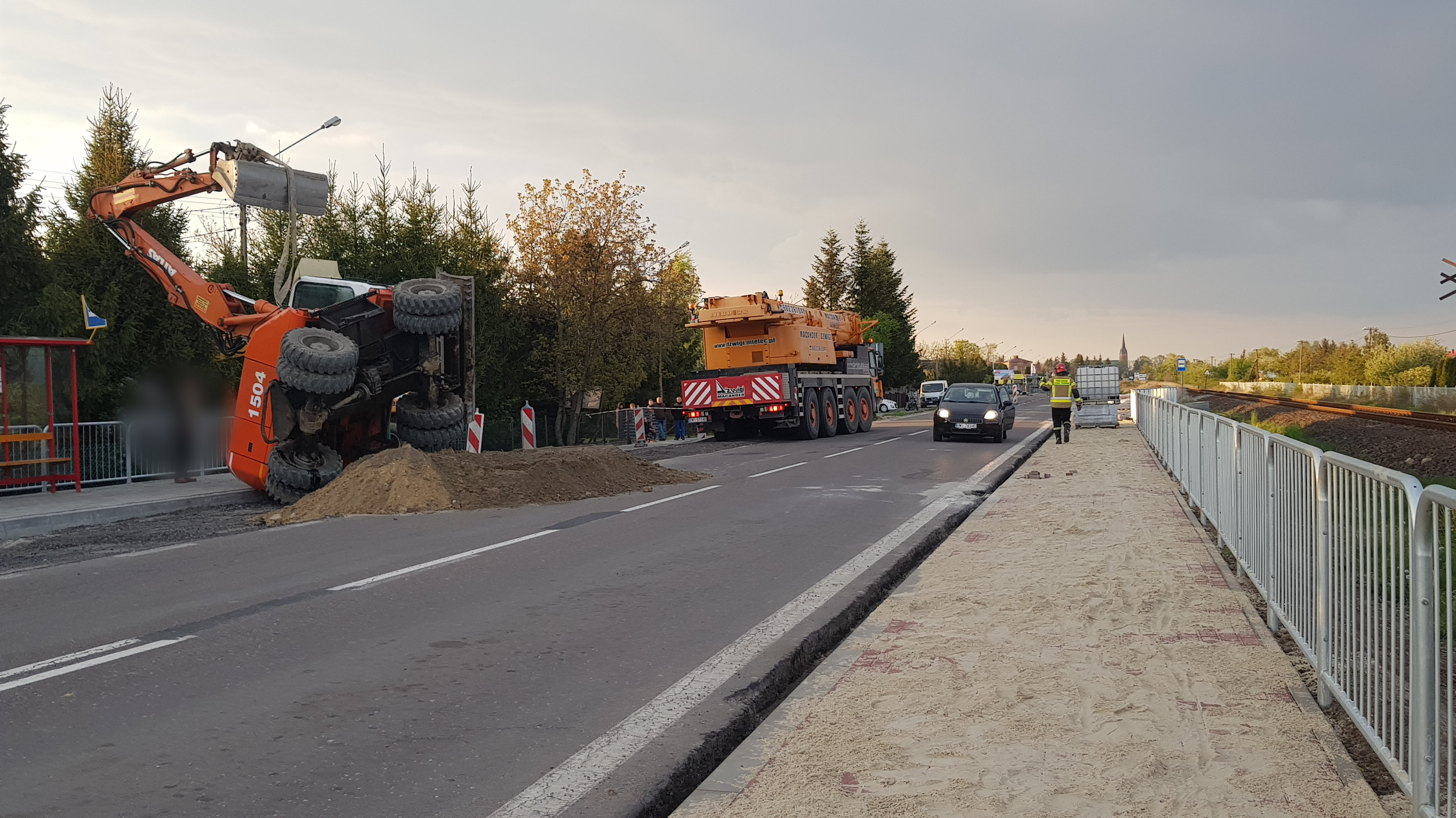 Droga Mielec - Tarnobrzeg zablokowana! - Zdjęcie główne