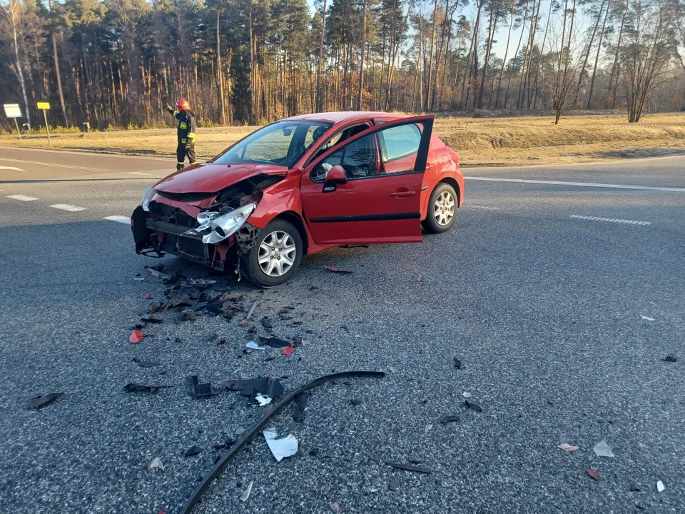 Poranna kolizja na obwodnicy Mielca - Zdjęcie główne