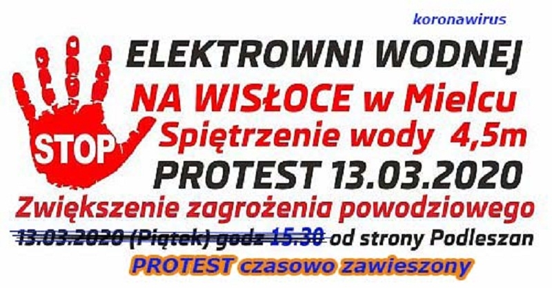 Protest przeciwko elektrowni zawieszony! - Zdjęcie główne