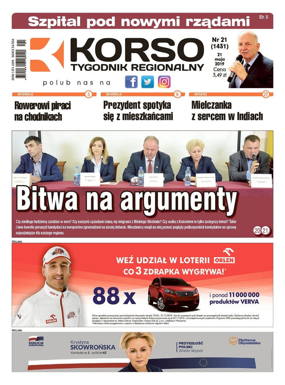 Tygodnik Regionalny Korso nr 21/2019  - Zdjęcie główne