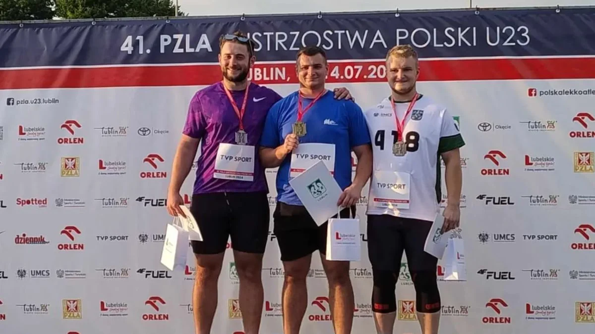 Dawid Piłat  złotym medalistą 41. PZLA Mistrzostwa Polski U23 - Lublin 2024 [ZDJĘCIA] - Zdjęcie główne