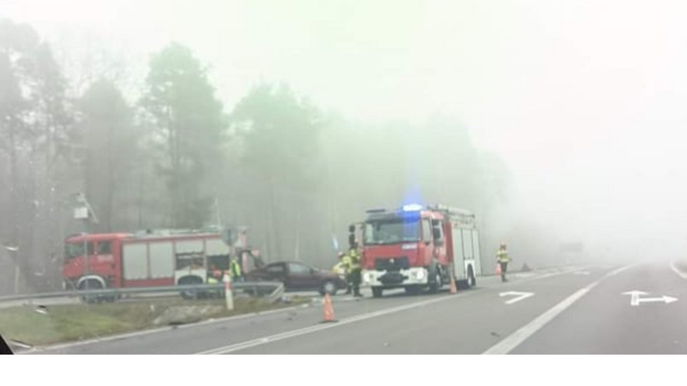 Wypadek na obwodnicy Mielca w miejscowości Trześń. Uważajcie - Zdjęcie główne
