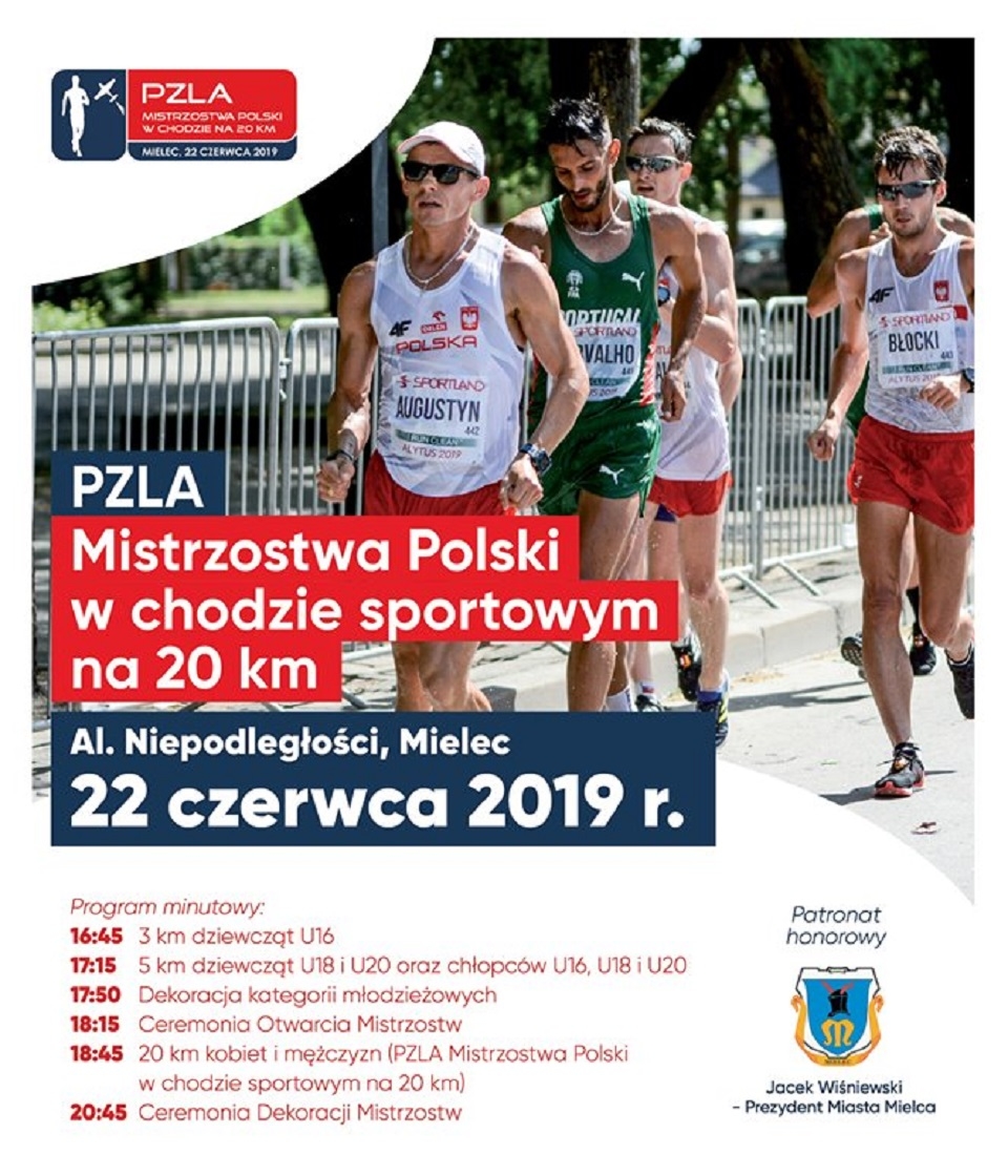 W związku z Mistrzostwami Polski w Chodzie Sportowym w Mielcu, będą utrudnienia w komunikacji - Zdjęcie główne