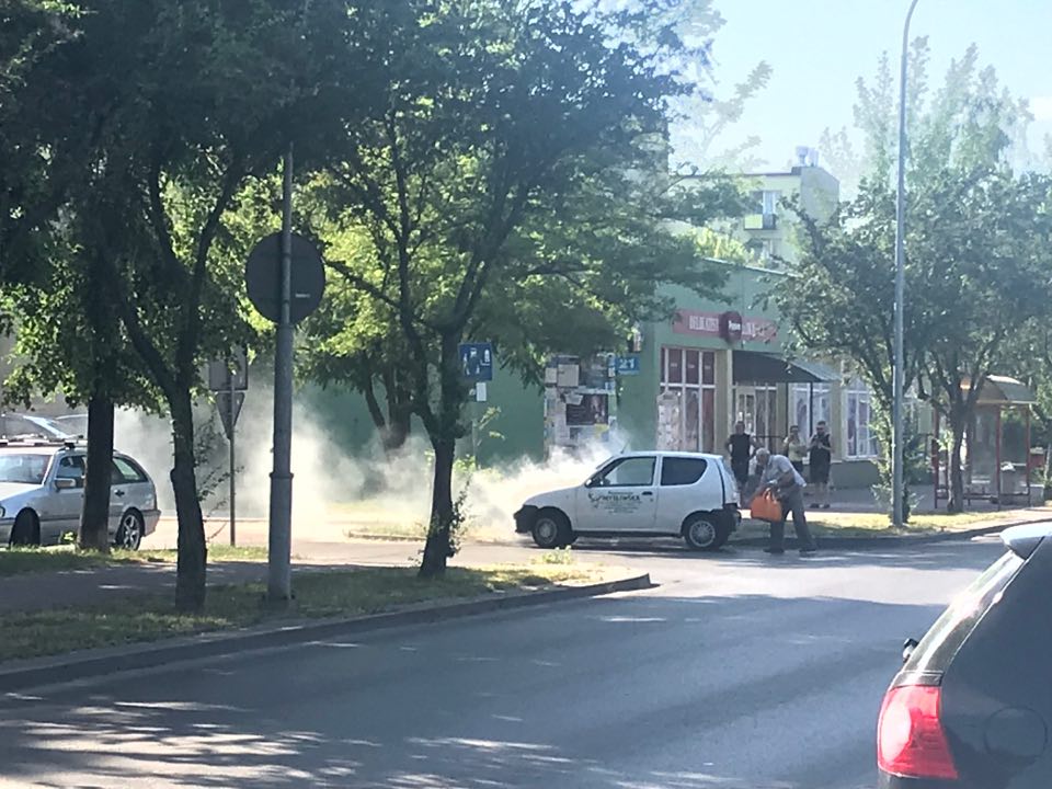 Z ostatniej chwili: pożar samochodu! - Zdjęcie główne