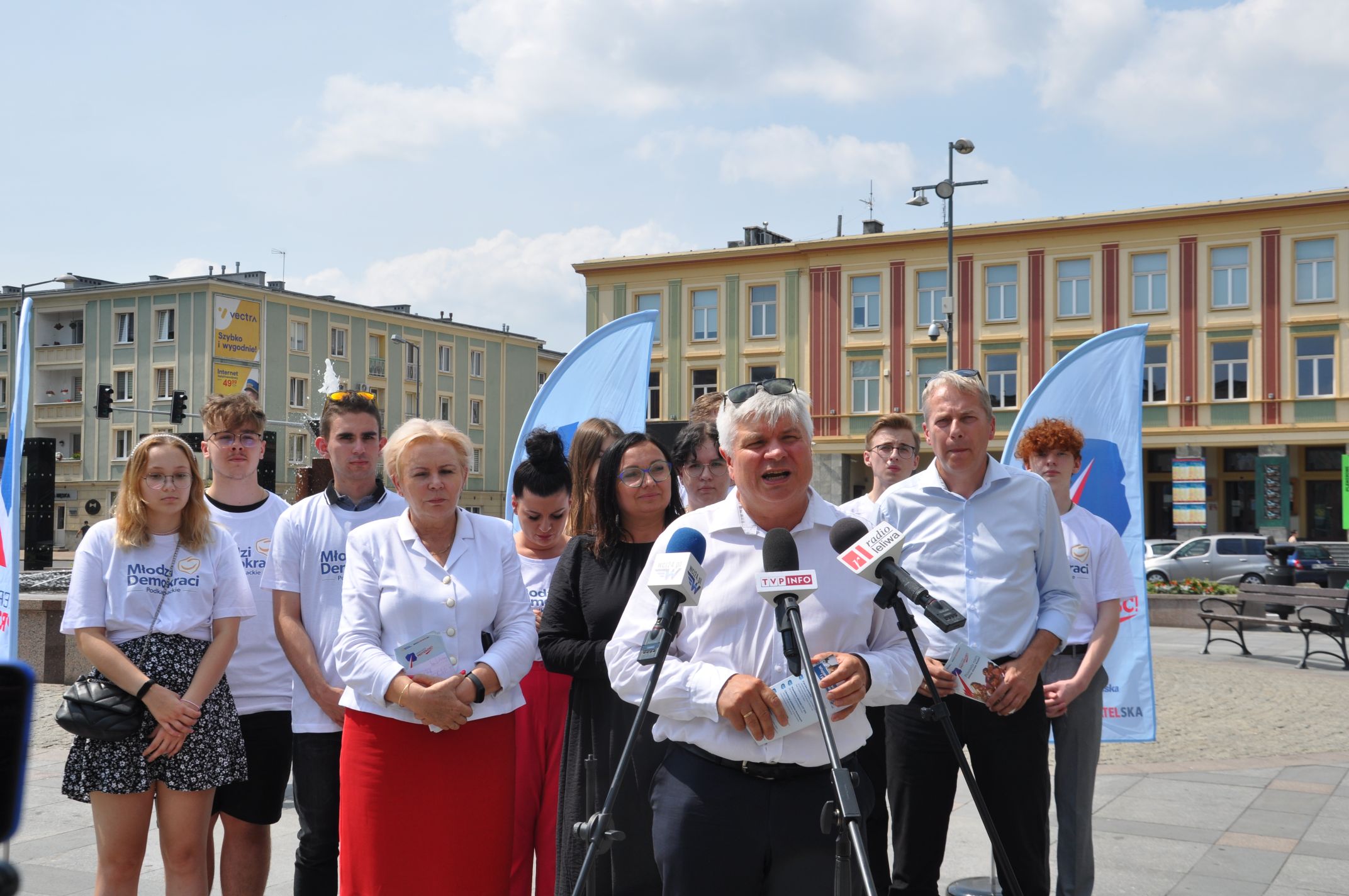 Posłowie Koalicji Obywatelskiej w Mielcu