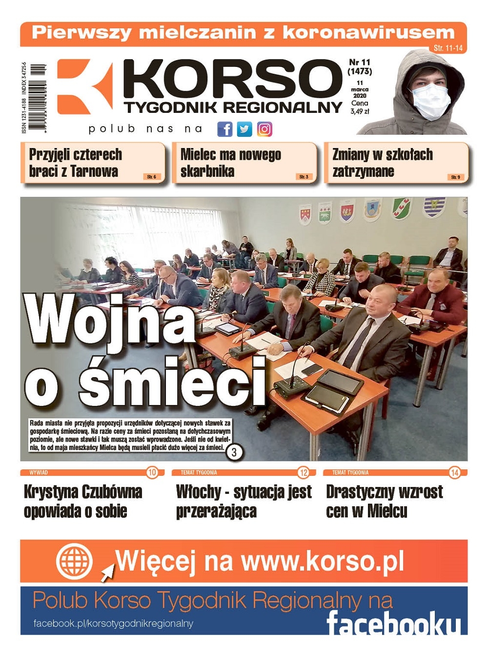 Tygodnik Regionalny KORSO nr 11/2020 - Zdjęcie główne