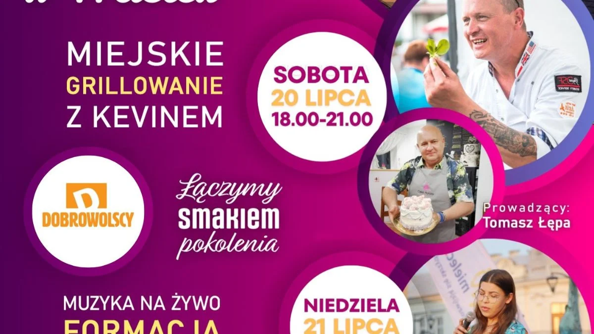 Kevin zarządzi kuchnią Kasia zaśpiewa. Miło spędzony czas już planujcie 20 i 21 lipca na starówce w Mielcu [PLAKAT] - Zdjęcie główne