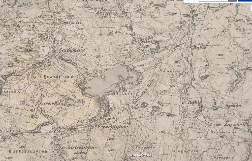Powiat mielecki na mapach z XIX wieku wieku. Jak wyglądał? [MAPY] - Zdjęcie główne