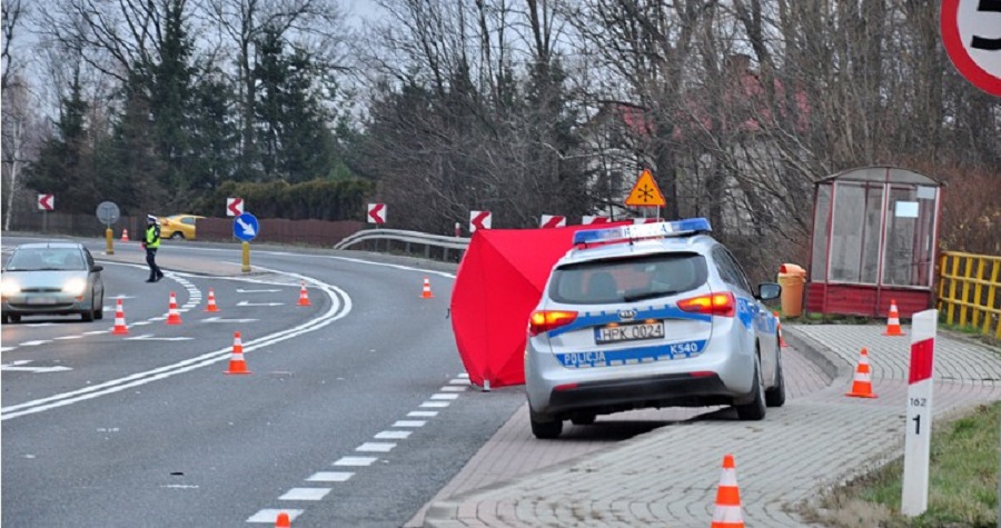 Wypadek śmiertelny na drodze nr 9 w kierunku Cmolasu. Do tragedii doszło na tzw. zakręcie śmierci - Zdjęcie główne