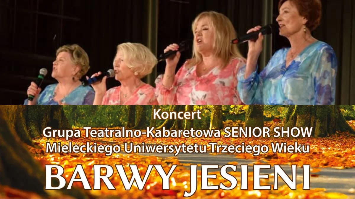 Spektakl muzyczny "Barwy jesieni" w wykonaniu Senior Show w Mielcu już niedługo [ZDJĘCIE] - Zdjęcie główne