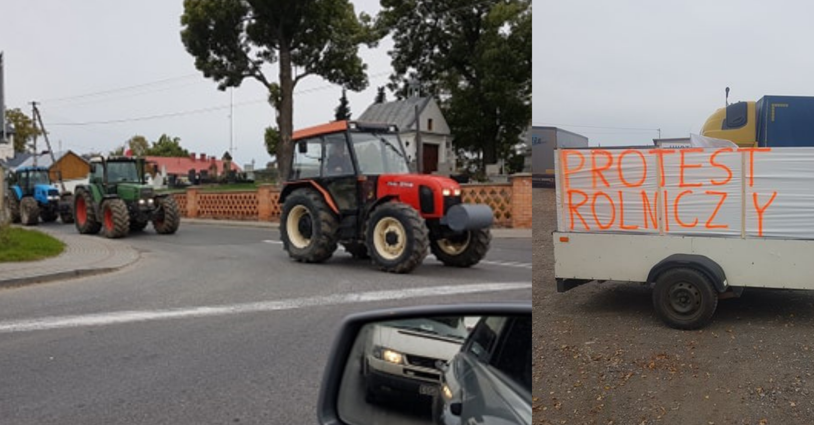 Trwa protest rolników! Maszyny rolnicze na ulicach gminy Radomyśl Wielki [FOTO, VIDEO] - Zdjęcie główne