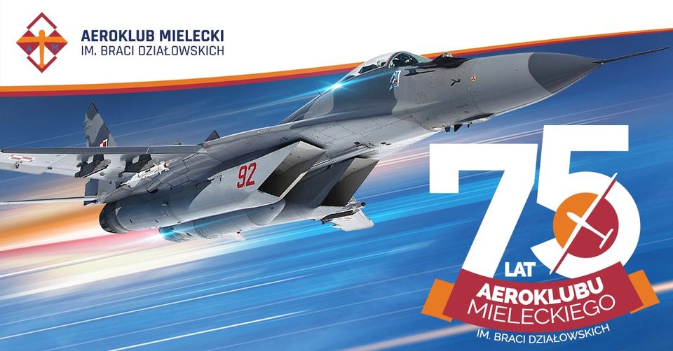 Aeroklub Mielecki działa już 75 lat! W weekend wiele atrakcji [PROGRAM] - Zdjęcie główne