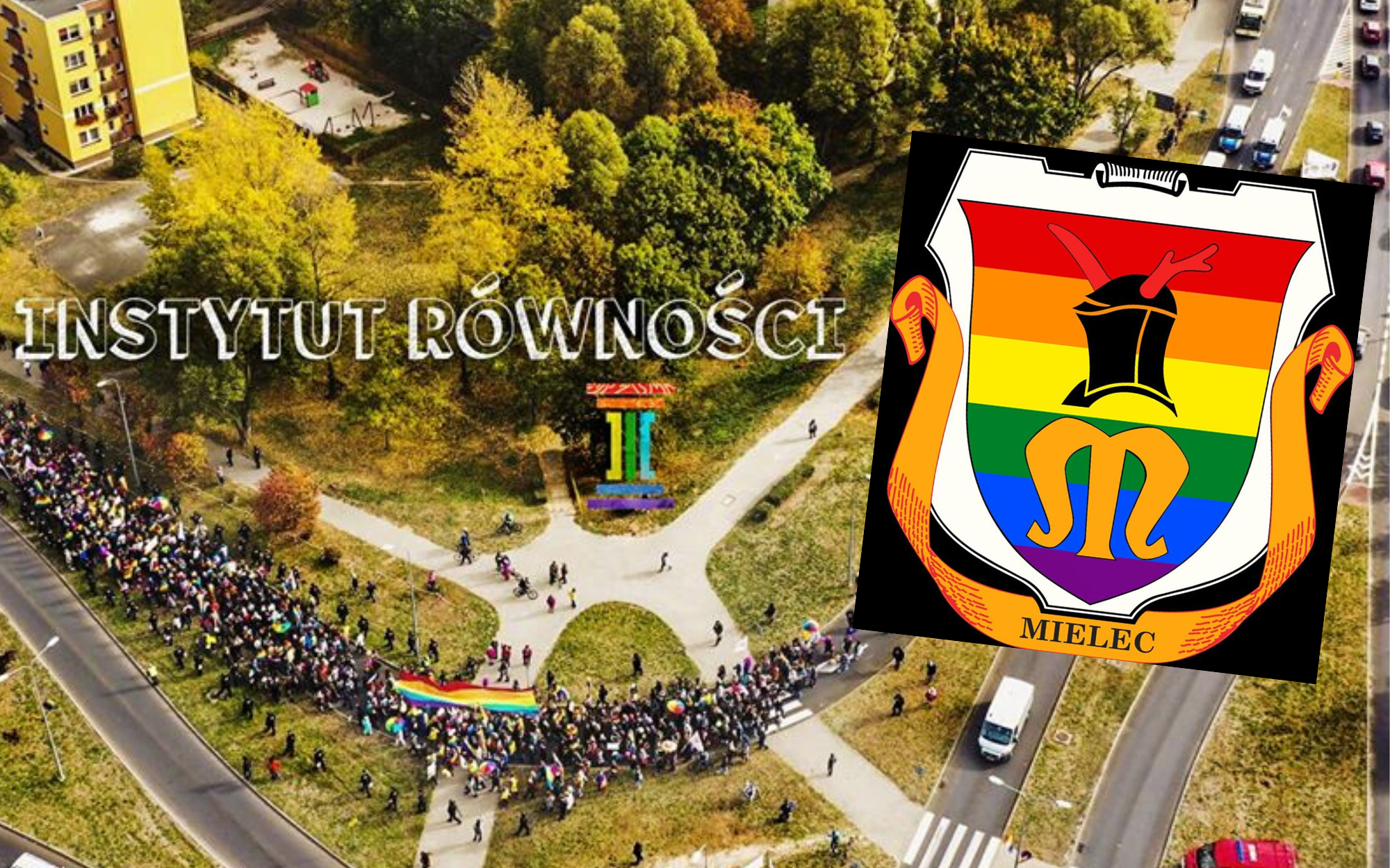 Teczowy Herb Mielca Instytut Rownosci Protestuje Przeciwko Uchwalom Ktore Uderzaja W Spolecznosc Lgbt Mielec Korso Pl Portal Miejski Zawsze Nowe Wiadomosci Informacje Wydarzenia