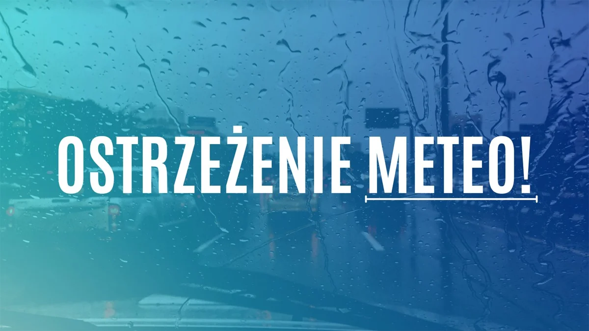 Ostrzeżenie meteorologiczne 1 stopnia. Sytuacja w powiecie mieleckim - Zdjęcie główne